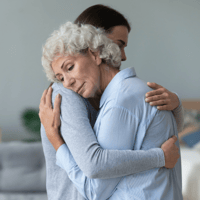 Mother Daughter Hug