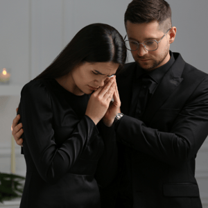 Sad couple