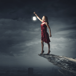 Woman Lantern